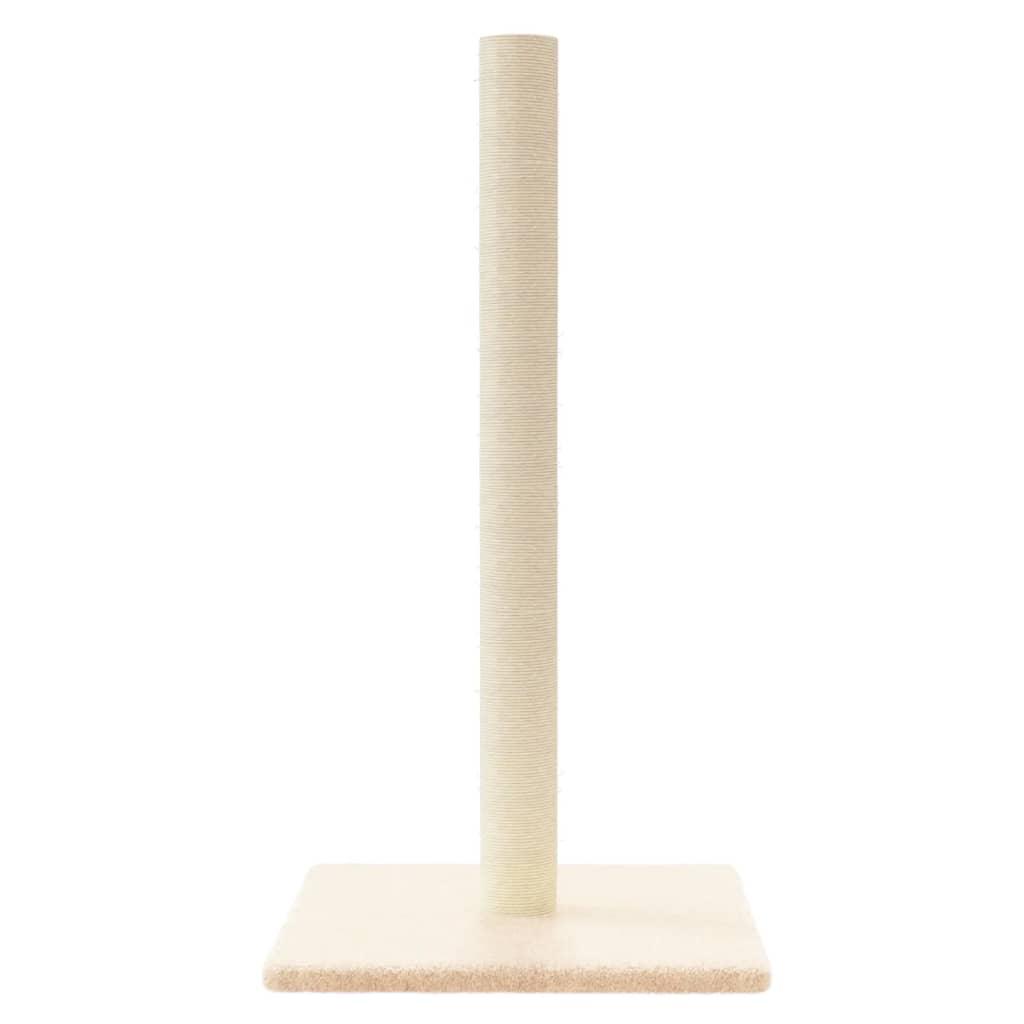 Trendyproduct.co.uk Cat Scratching Post 35X35X70 Cm vidaXL Animals & Pet Supplies Animals & Pet Supplies > Pet Supplies > Cat Supplies > Cat Furniture Cat Furniture Cat Supplies Cream parcel Pet Supplies vidaXL