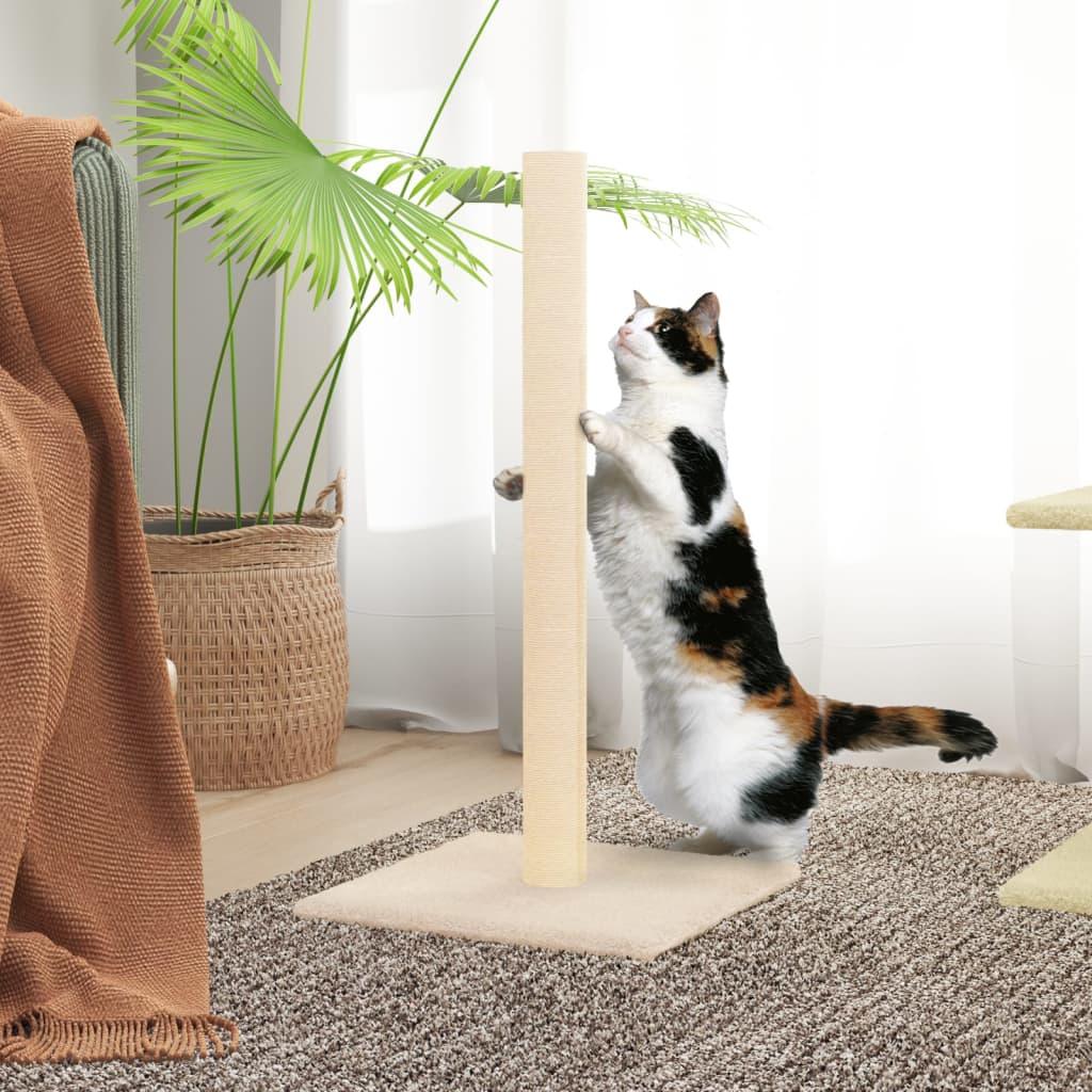 Trendyproduct.co.uk Cat Scratching Post 35X35X70 Cm vidaXL Animals & Pet Supplies Animals & Pet Supplies > Pet Supplies > Cat Supplies > Cat Furniture Cat Furniture Cat Supplies Cream parcel Pet Supplies vidaXL