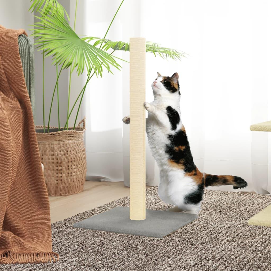 Trendyproduct.co.uk Cat Scratching Post 35X35X70 Cm vidaXL Animals & Pet Supplies Animals & Pet Supplies > Pet Supplies > Cat Supplies > Cat Furniture Cat Furniture Cat Supplies Cream parcel Pet Supplies vidaXL