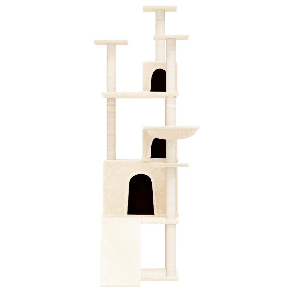 Trendyproduct.co.uk Cat Tree With Sisal Scratching Posts 175 Cm vidaXL Animals & Pet Supplies Animals & Pet Supplies > Pet Supplies > Cat Supplies > Cat Furniture Cat Furniture Cat Supplies Cream parcel Pet Supplies vidaXL