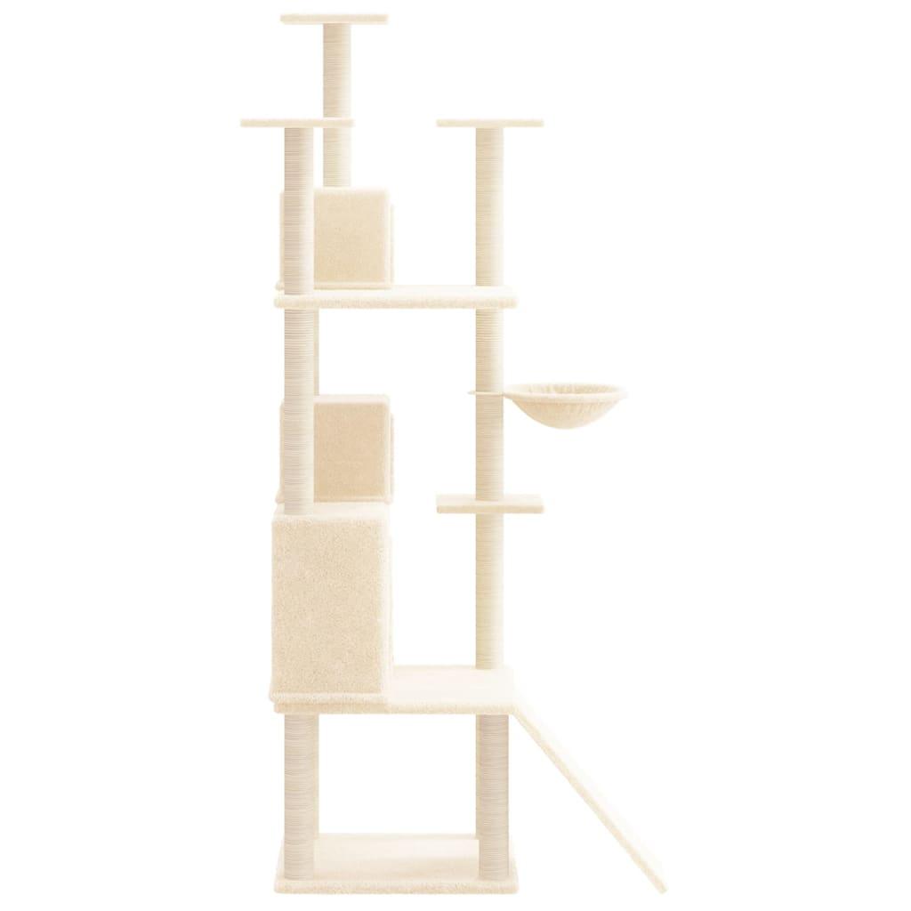 Trendyproduct.co.uk Cat Tree With Sisal Scratching Posts 175 Cm vidaXL Animals & Pet Supplies Animals & Pet Supplies > Pet Supplies > Cat Supplies > Cat Furniture Cat Furniture Cat Supplies Cream parcel Pet Supplies vidaXL