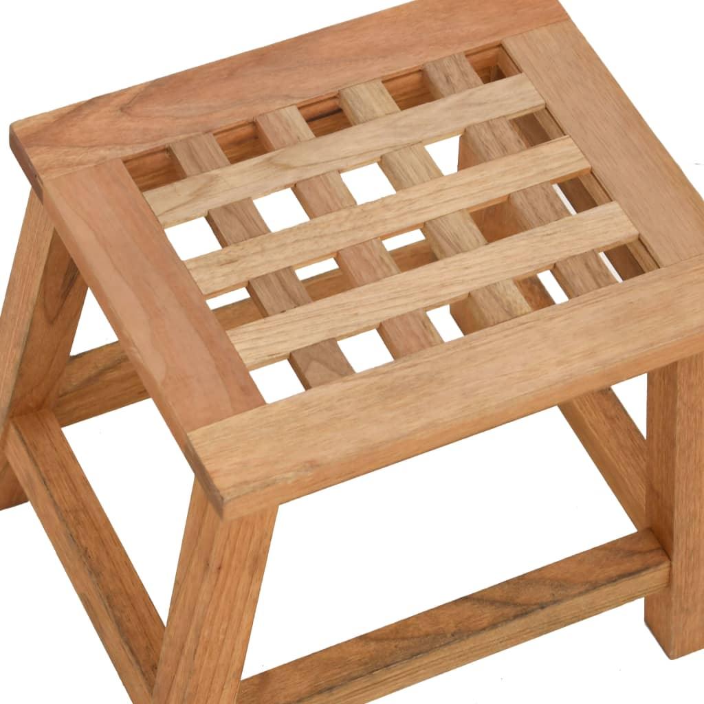 Step Stool 29X22.5X25.5 Cm Solid Wood Walnut