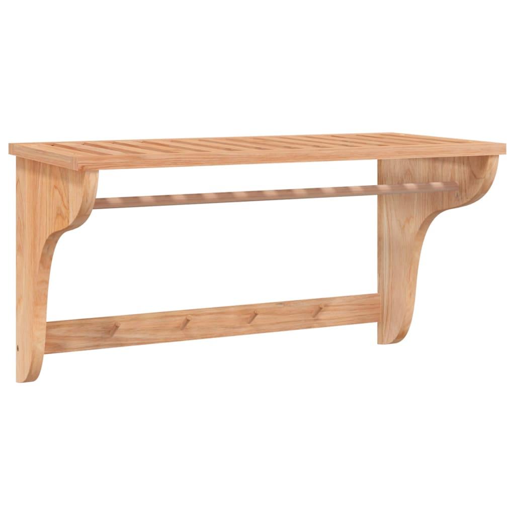 Towel Rack 60X30X35 Cm Solid Wood Walnut