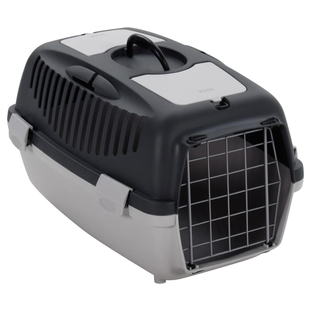 Pet Transport Box Grey And Black Pp