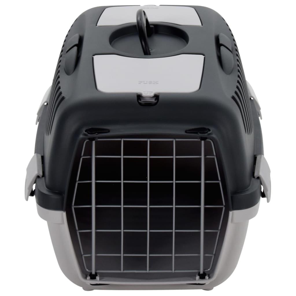 Pet Transport Box Grey And Black Pp