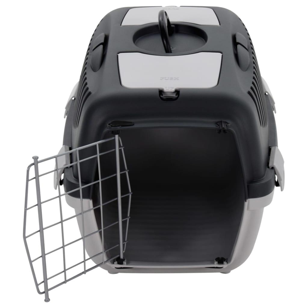 Pet Transport Box Grey And Black Pp