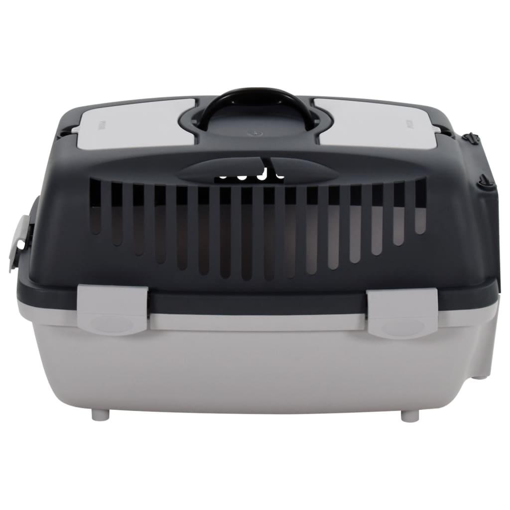 Pet Transport Box Grey And Black Pp