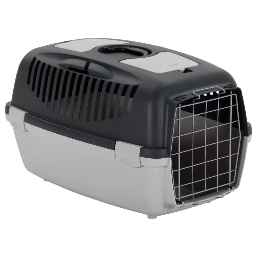 Pet Transport Box Grey And Black Pp