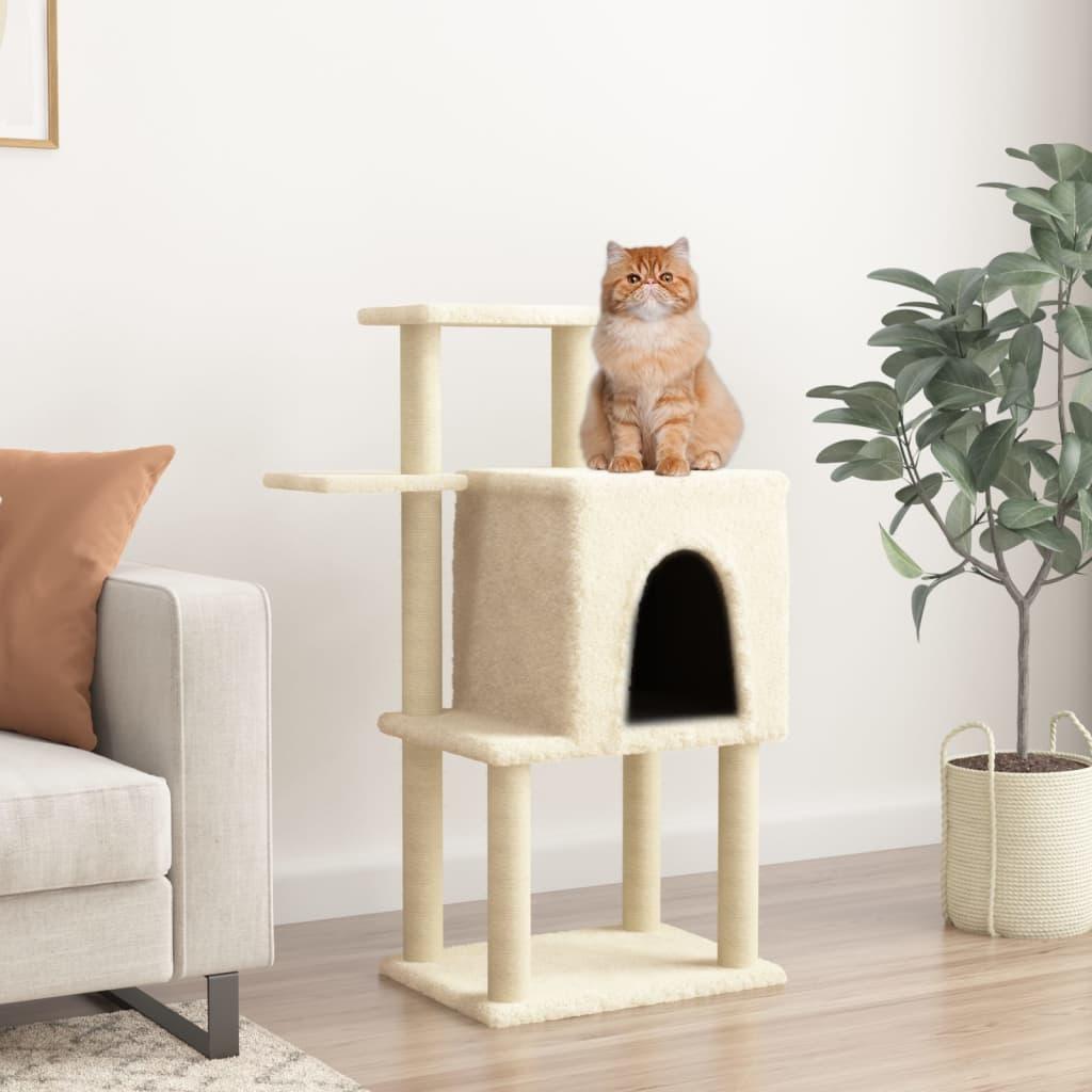 Trendyproduct.co.uk Cat Tree With Sisal Scratching Posts 97 Cm vidaXL Animals & Pet Supplies Animals & Pet Supplies > Pet Supplies > Cat Supplies > Cat Furniture Cat Furniture Cat Supplies Grey parcel Pet Supplies vidaXL