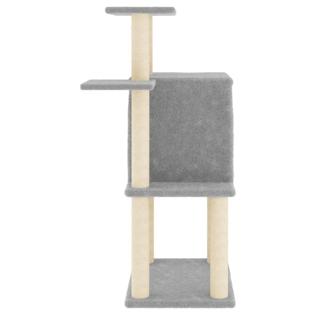 Trendyproduct.co.uk Cat Tree With Sisal Scratching Posts 97 Cm vidaXL Animals & Pet Supplies Animals & Pet Supplies > Pet Supplies > Cat Supplies > Cat Furniture Cat Furniture Cat Supplies Grey parcel Pet Supplies vidaXL