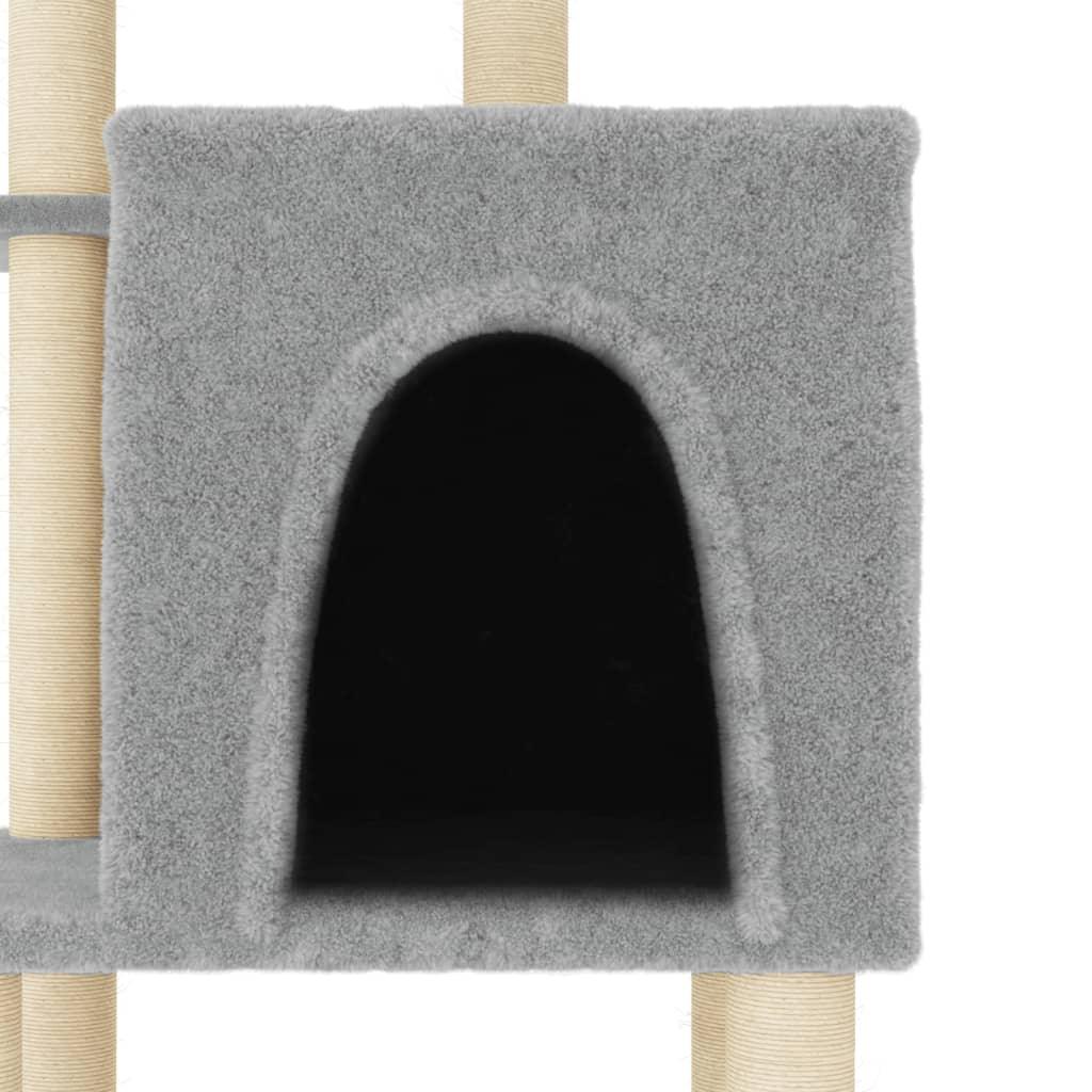 Trendyproduct.co.uk Cat Tree With Sisal Scratching Posts 97 Cm vidaXL Animals & Pet Supplies Animals & Pet Supplies > Pet Supplies > Cat Supplies > Cat Furniture Cat Furniture Cat Supplies Grey parcel Pet Supplies vidaXL