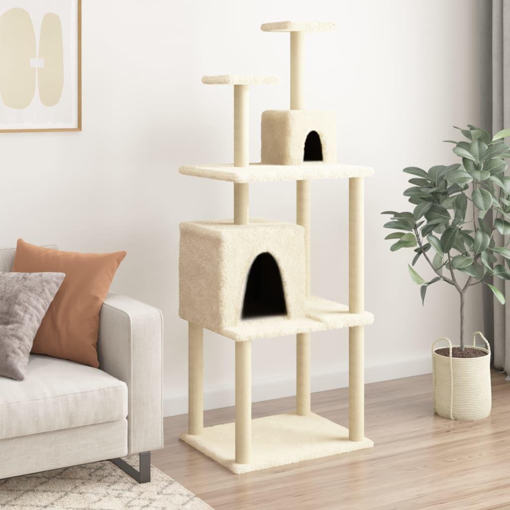 Trendyproduct.co.uk Cat Tree With Sisal Scratching Posts 167 Cm vidaXL Animals & Pet Supplies Animals & Pet Supplies > Pet Supplies > Cat Supplies > Cat Furniture Cat Furniture Cat Supplies Grey parcel Pet Supplies vidaXL