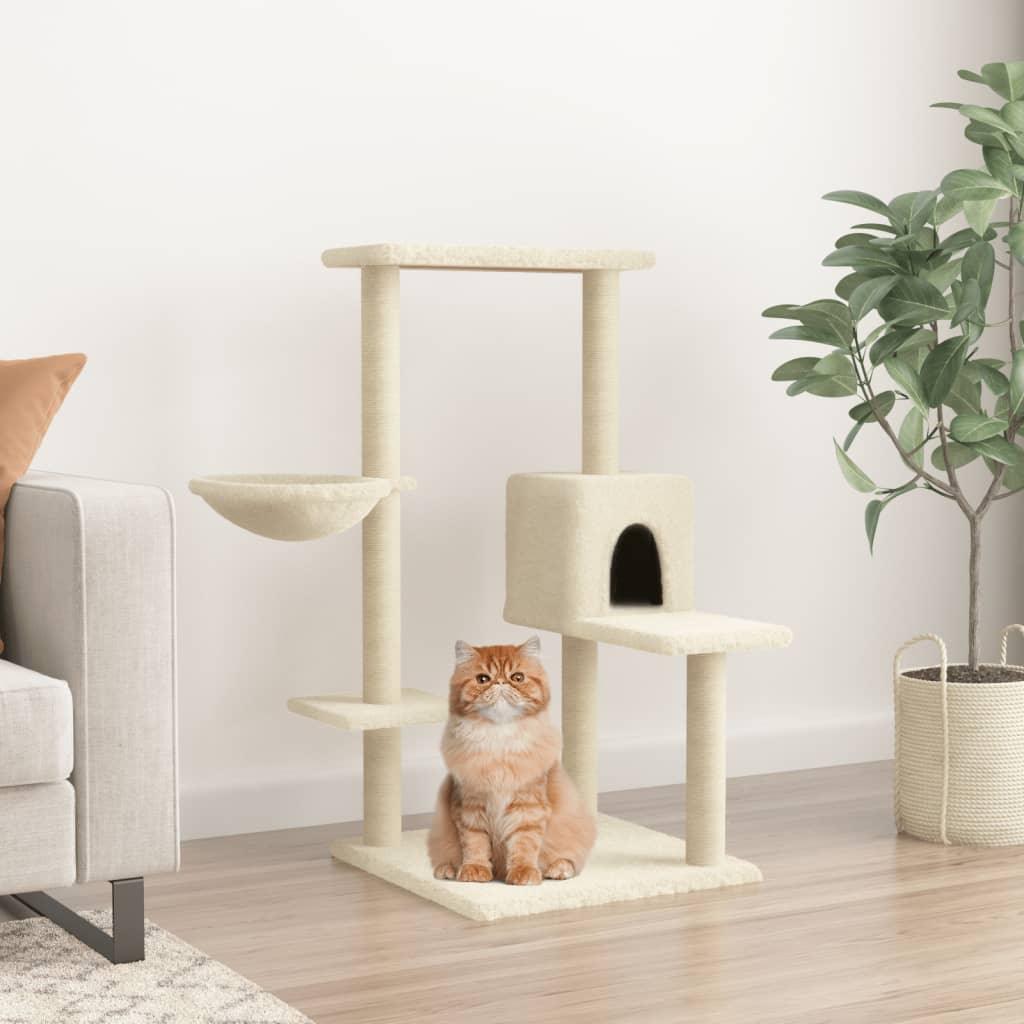 Trendyproduct.co.uk Cat Tree With Sisal Scratching Posts 95 Cm vidaXL Animals & Pet Supplies Animals & Pet Supplies > Pet Supplies > Cat Supplies > Cat Furniture Cat Furniture Cat Supplies Grey parcel Pet Supplies vidaXL