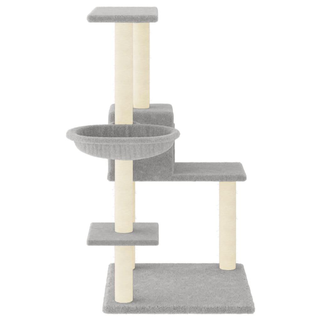 Trendyproduct.co.uk Cat Tree With Sisal Scratching Posts 95 Cm vidaXL Animals & Pet Supplies Animals & Pet Supplies > Pet Supplies > Cat Supplies > Cat Furniture Cat Furniture Cat Supplies Grey parcel Pet Supplies vidaXL