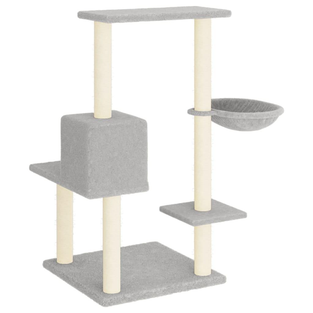 Trendyproduct.co.uk Cat Tree With Sisal Scratching Posts 95 Cm vidaXL Animals & Pet Supplies Animals & Pet Supplies > Pet Supplies > Cat Supplies > Cat Furniture Cat Furniture Cat Supplies Grey parcel Pet Supplies vidaXL