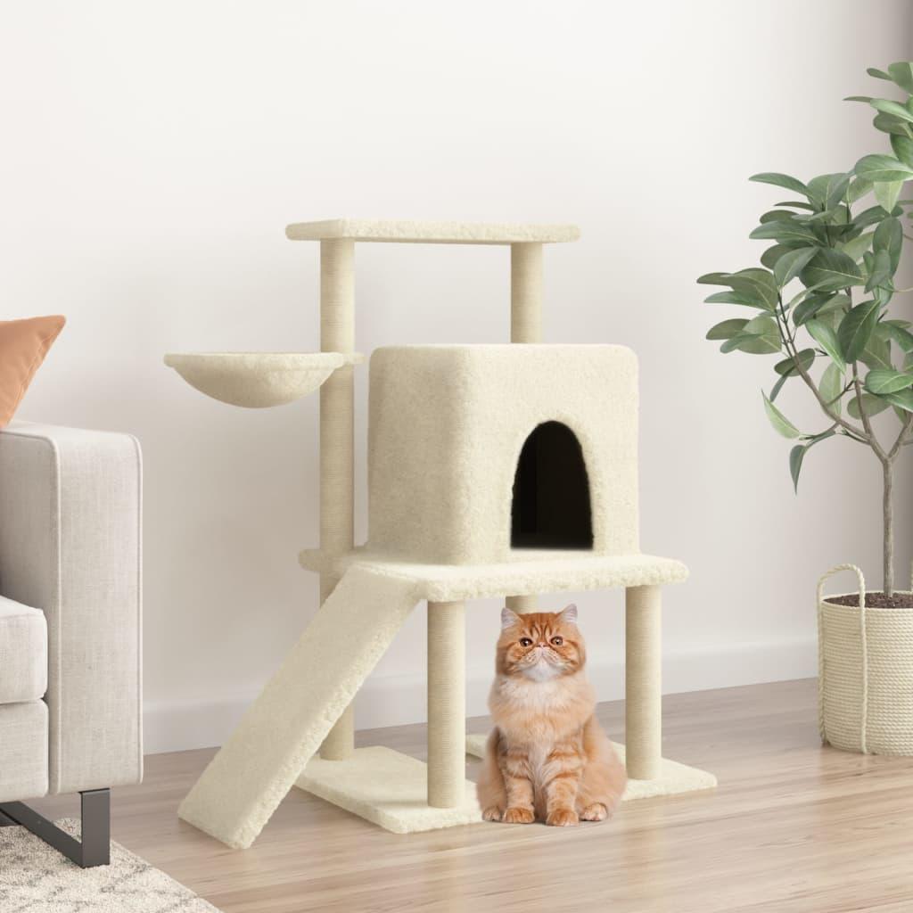 Trendyproduct.co.uk Cat Tree With Sisal Scratching Posts 96.5 Cm vidaXL Animals & Pet Supplies Animals & Pet Supplies > Pet Supplies > Cat Supplies > Cat Furniture Cat Furniture Cat Supplies Grey parcel Pet Supplies vidaXL