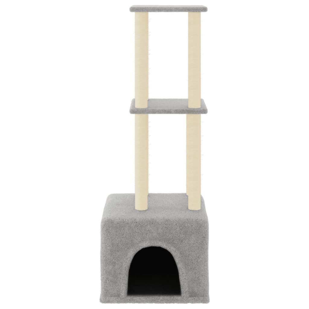 Cat Tree With Sisal Scratching Posts 133.5 Cm