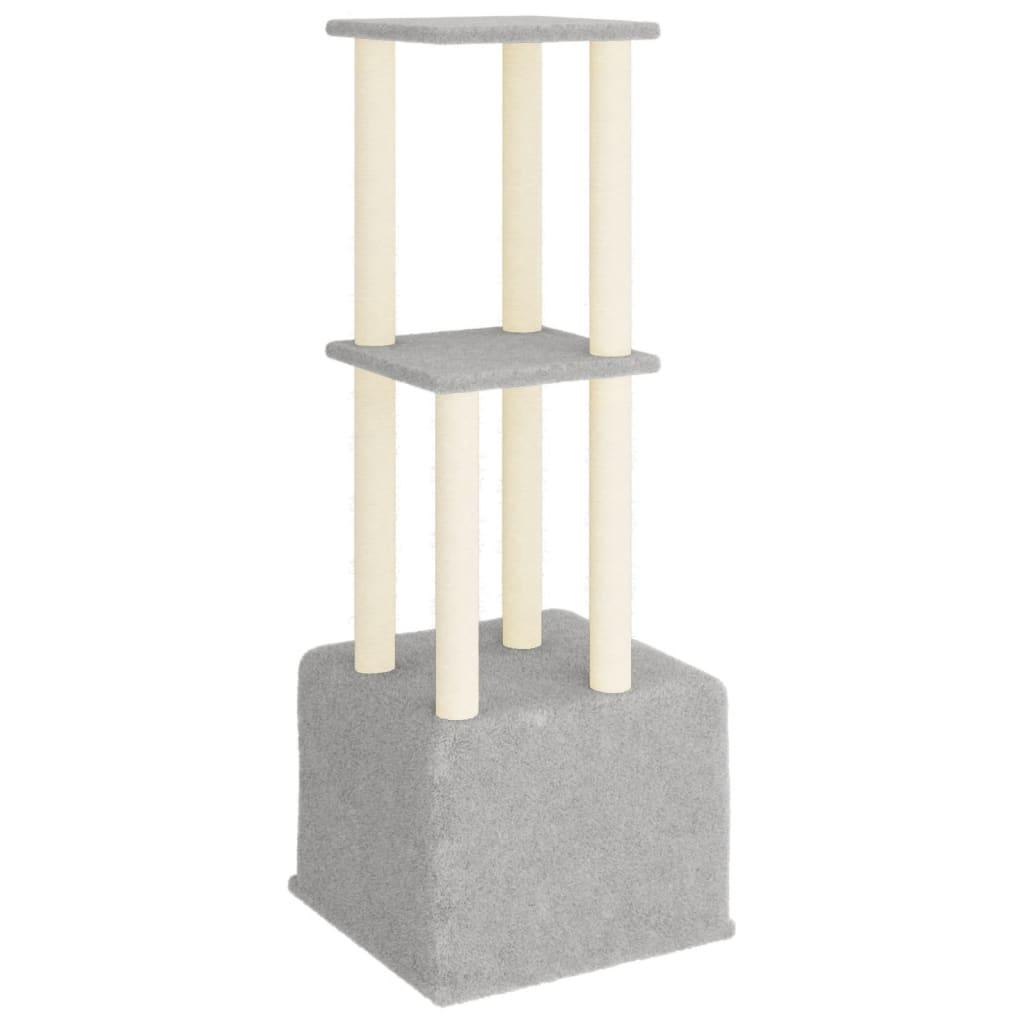 Cat Tree With Sisal Scratching Posts 133.5 Cm