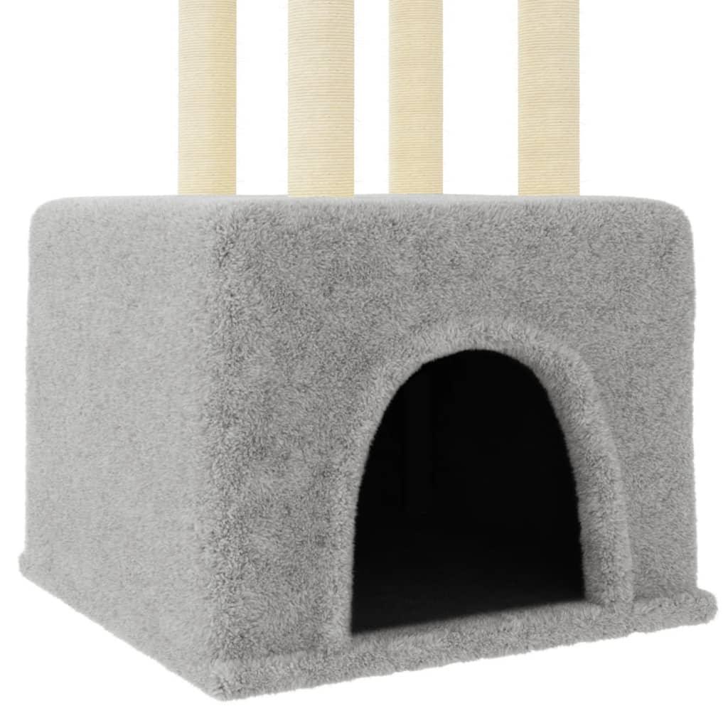 Cat Tree With Sisal Scratching Posts 133.5 Cm