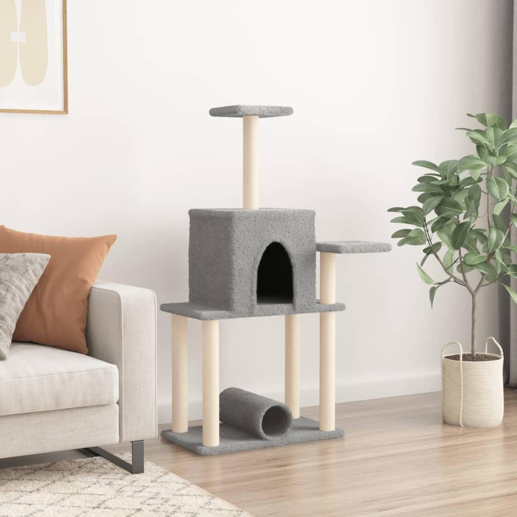 Cat Tree With Sisal Scratching Posts 122 Cm