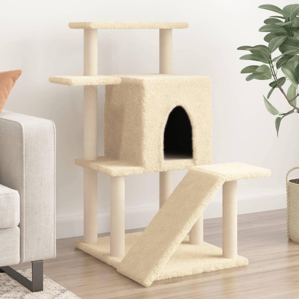 Trendyproduct.co.uk Cat Tree With Sisal Scratching Posts 97 Cm vidaXL Animals & Pet Supplies Animals & Pet Supplies > Pet Supplies > Cat Supplies > Cat Furniture Cat Furniture Cat Supplies Grey parcel Pet Supplies vidaXL