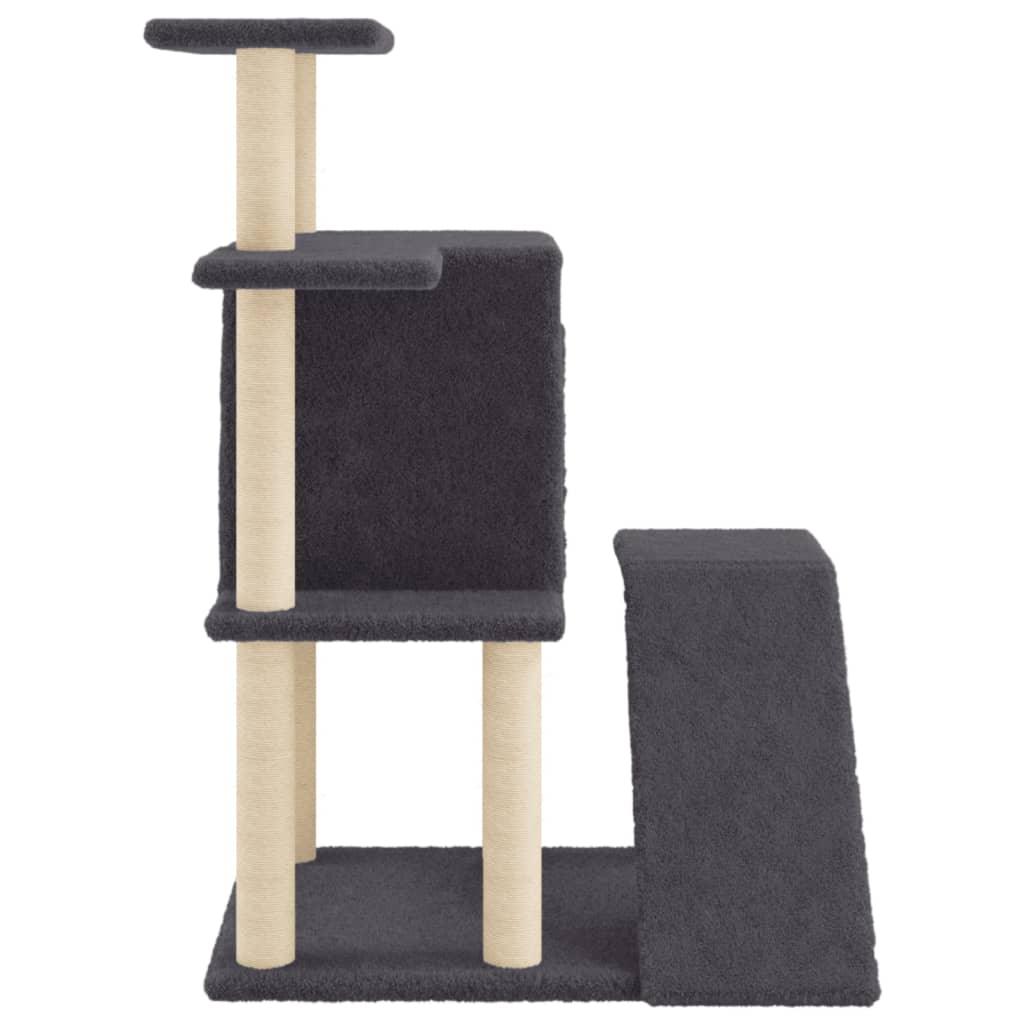 Trendyproduct.co.uk Cat Tree With Sisal Scratching Posts 97 Cm vidaXL Animals & Pet Supplies Animals & Pet Supplies > Pet Supplies > Cat Supplies > Cat Furniture Cat Furniture Cat Supplies Grey parcel Pet Supplies vidaXL