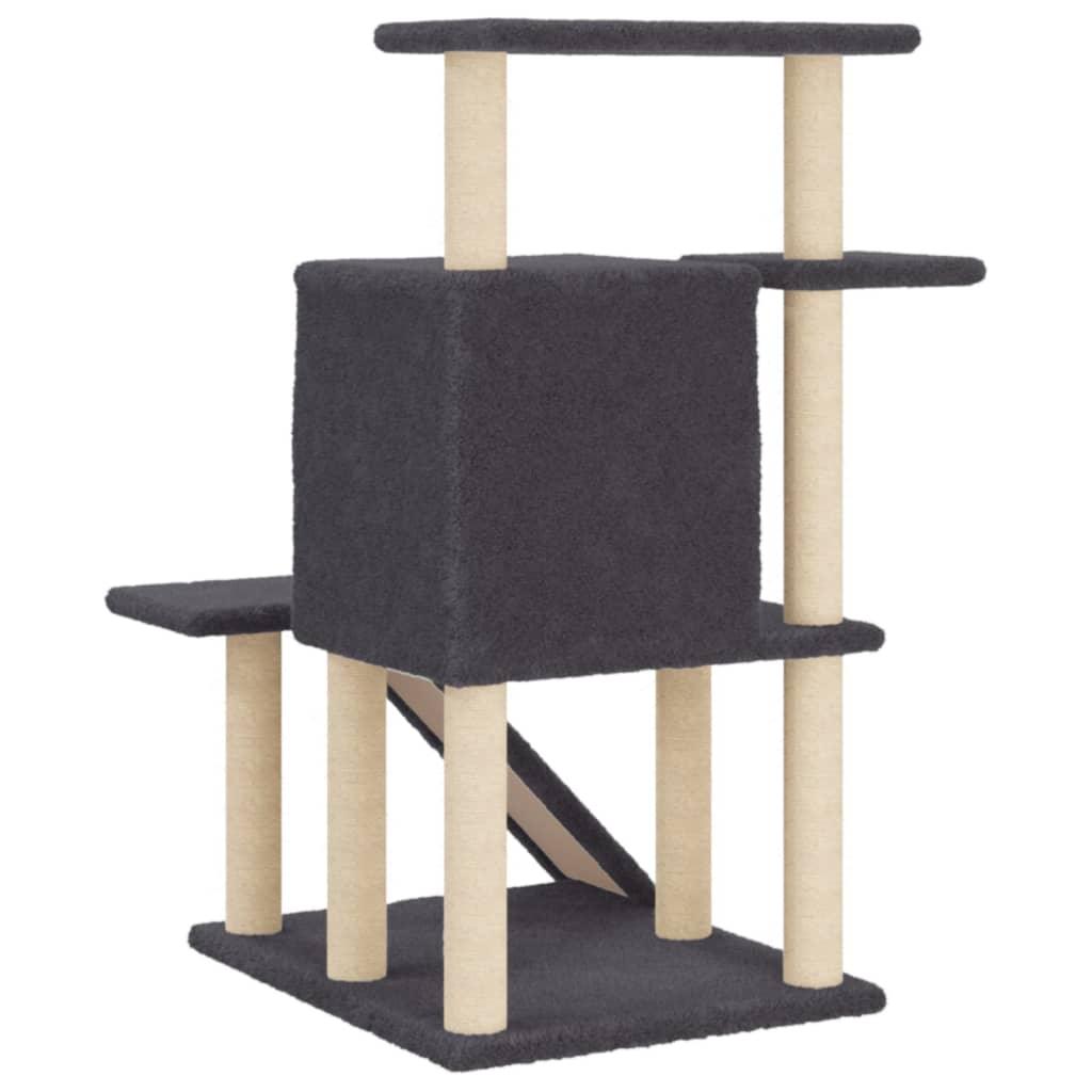 Trendyproduct.co.uk Cat Tree With Sisal Scratching Posts 97 Cm vidaXL Animals & Pet Supplies Animals & Pet Supplies > Pet Supplies > Cat Supplies > Cat Furniture Cat Furniture Cat Supplies Grey parcel Pet Supplies vidaXL