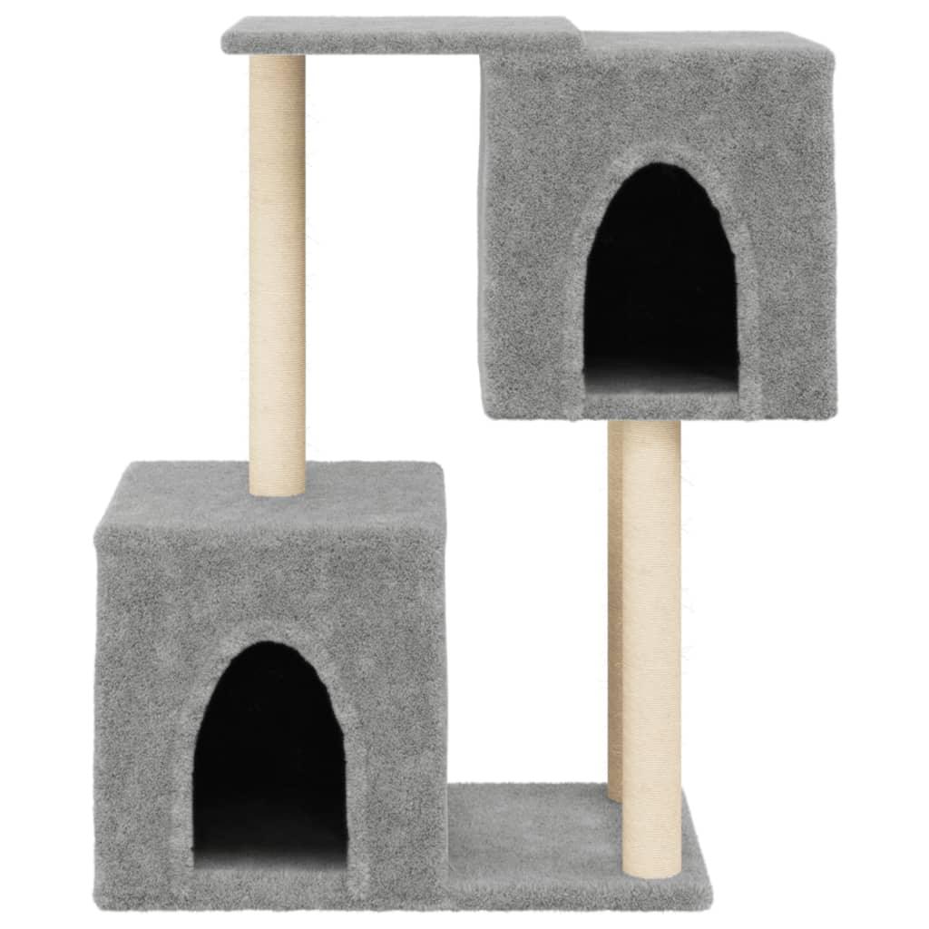 Trendyproduct.co.uk Cat Tree With Sisal Scratching Posts 86 Cm vidaXL Animals & Pet Supplies Animals & Pet Supplies > Pet Supplies > Cat Supplies > Cat Furniture Cat Furniture Cat Supplies Grey parcel Pet Supplies vidaXL