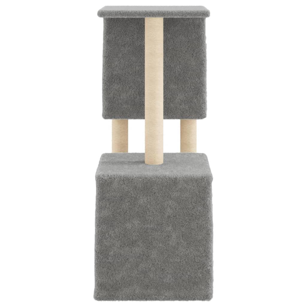 Trendyproduct.co.uk Cat Tree With Sisal Scratching Posts 86 Cm vidaXL Animals & Pet Supplies Animals & Pet Supplies > Pet Supplies > Cat Supplies > Cat Furniture Cat Furniture Cat Supplies Grey parcel Pet Supplies vidaXL