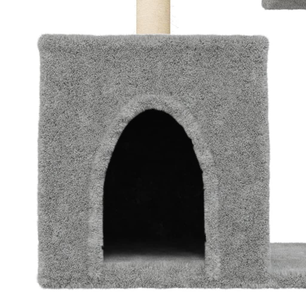 Trendyproduct.co.uk Cat Tree With Sisal Scratching Posts 86 Cm vidaXL Animals & Pet Supplies Animals & Pet Supplies > Pet Supplies > Cat Supplies > Cat Furniture Cat Furniture Cat Supplies Grey parcel Pet Supplies vidaXL