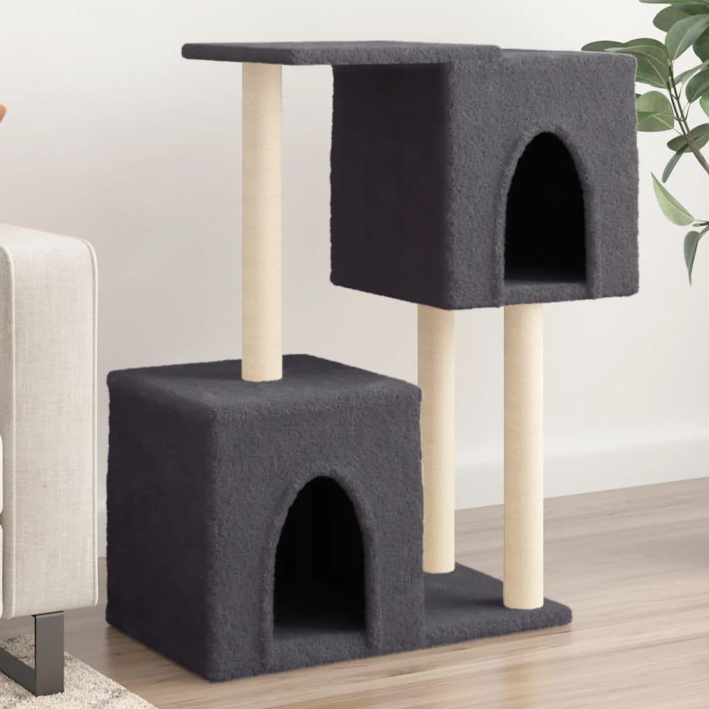 Trendyproduct.co.uk Cat Tree With Sisal Scratching Posts 86 Cm vidaXL Animals & Pet Supplies Animals & Pet Supplies > Pet Supplies > Cat Supplies > Cat Furniture Cat Furniture Cat Supplies Grey parcel Pet Supplies vidaXL