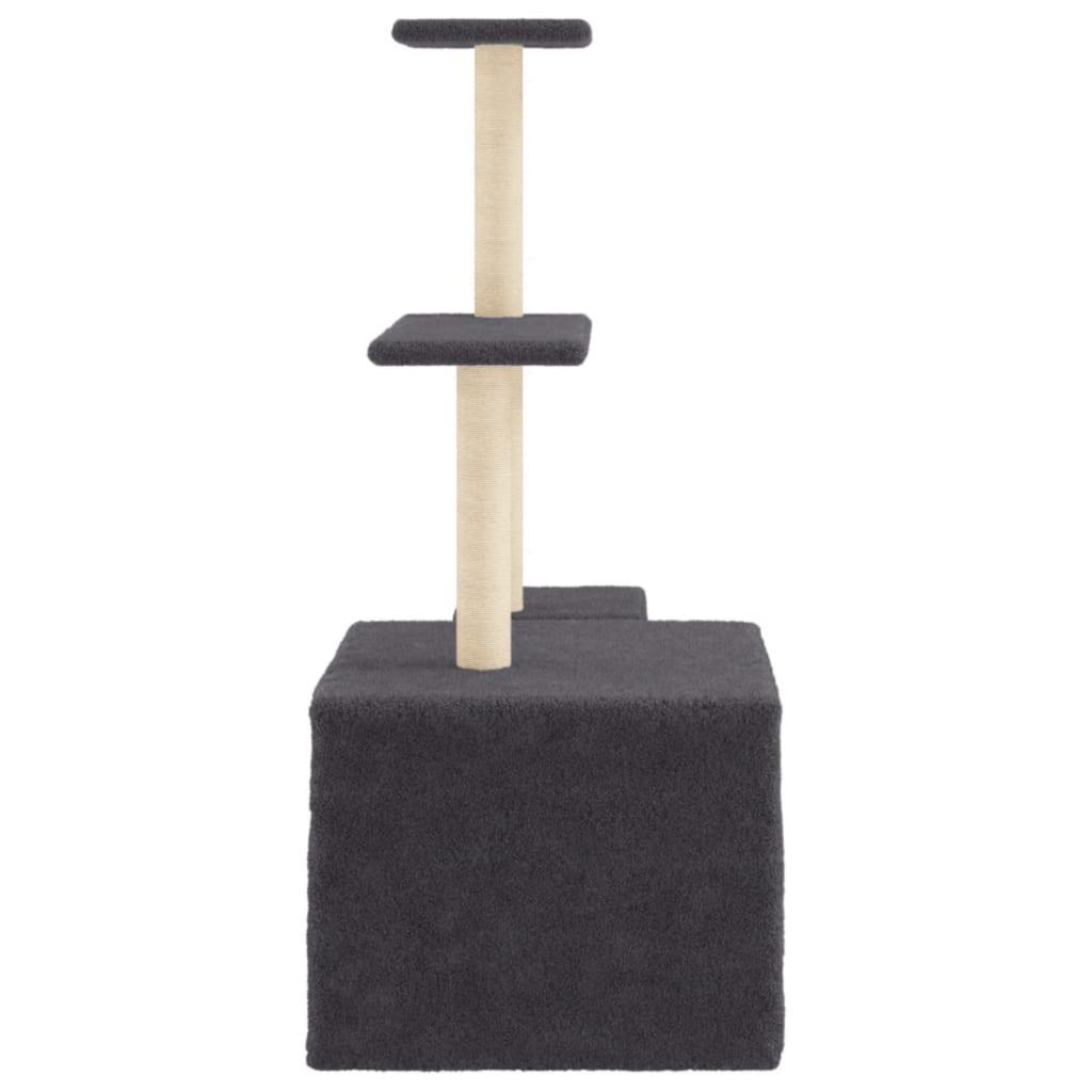 Trendyproduct.co.uk Cat Tree With Sisal Scratching Posts 110 Cm vidaXL Animals & Pet Supplies Animals & Pet Supplies > Pet Supplies > Cat Supplies > Cat Furniture Cat Furniture Cat Supplies Grey parcel Pet Supplies vidaXL