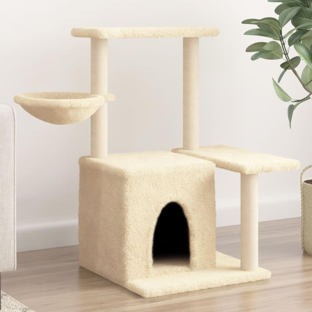 Trendyproduct.co.uk Cat Tree With Sisal Scratching Posts 83 Cm vidaXL Animals & Pet Supplies Animals & Pet Supplies > Pet Supplies > Cat Supplies > Cat Furniture Cat Furniture Cat Supplies Grey parcel Pet Supplies vidaXL