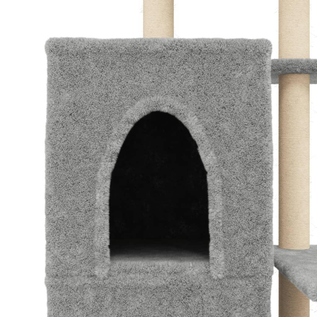 Trendyproduct.co.uk Cat Tree With Sisal Scratching Posts 97 Cm vidaXL Animals & Pet Supplies Animals & Pet Supplies > Pet Supplies > Cat Supplies > Cat Furniture Cat Furniture Cat Supplies Grey parcel Pet Supplies vidaXL