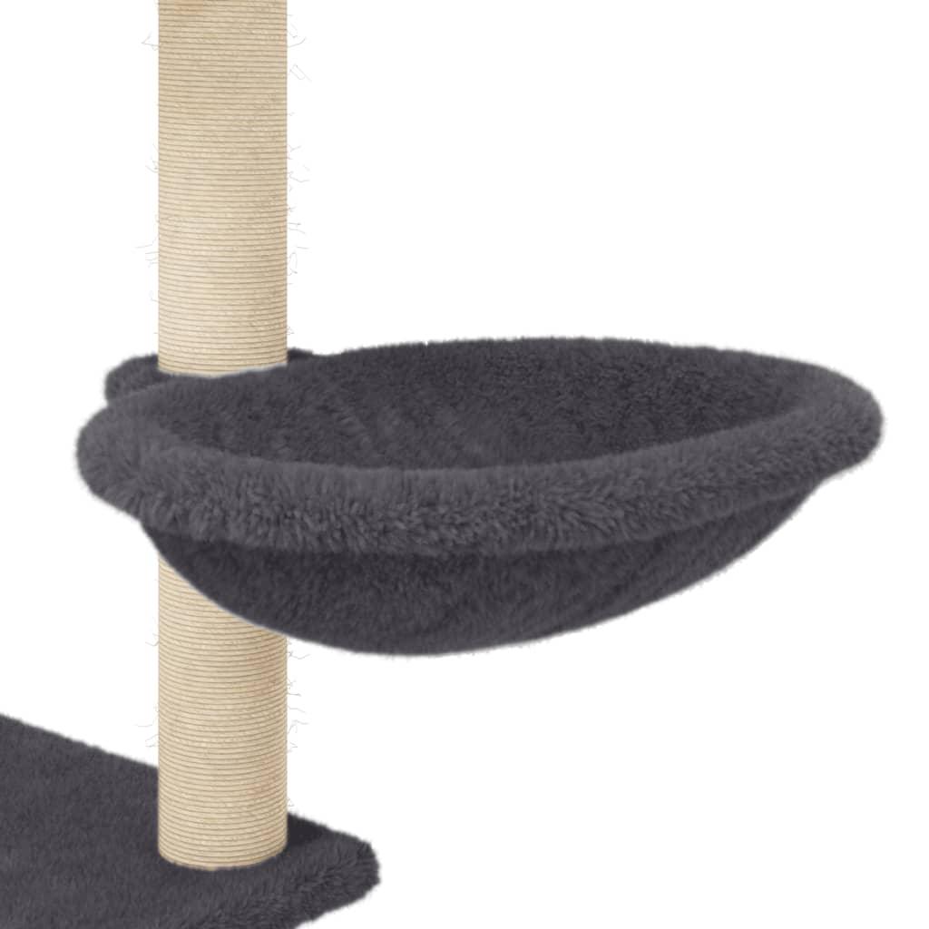 Trendyproduct.co.uk Cat Tree With Sisal Scratching Posts 153 Cm vidaXL Animals & Pet Supplies Animals & Pet Supplies > Pet Supplies > Cat Supplies > Cat Furniture Cat Furniture Cat Supplies Grey parcel Pet Supplies vidaXL