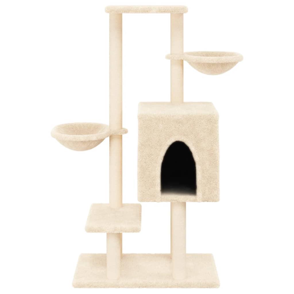 Cat Tree With Sisal Scratching Posts 117 Cm