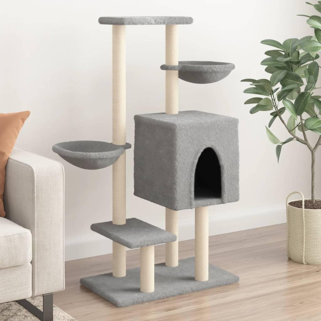 Cat Tree With Sisal Scratching Posts 117 Cm