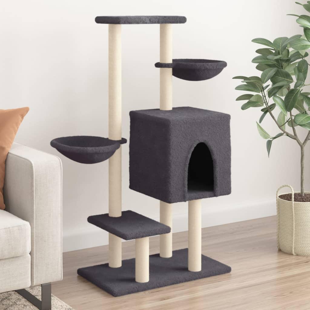 Cat Tree With Sisal Scratching Posts 117 Cm