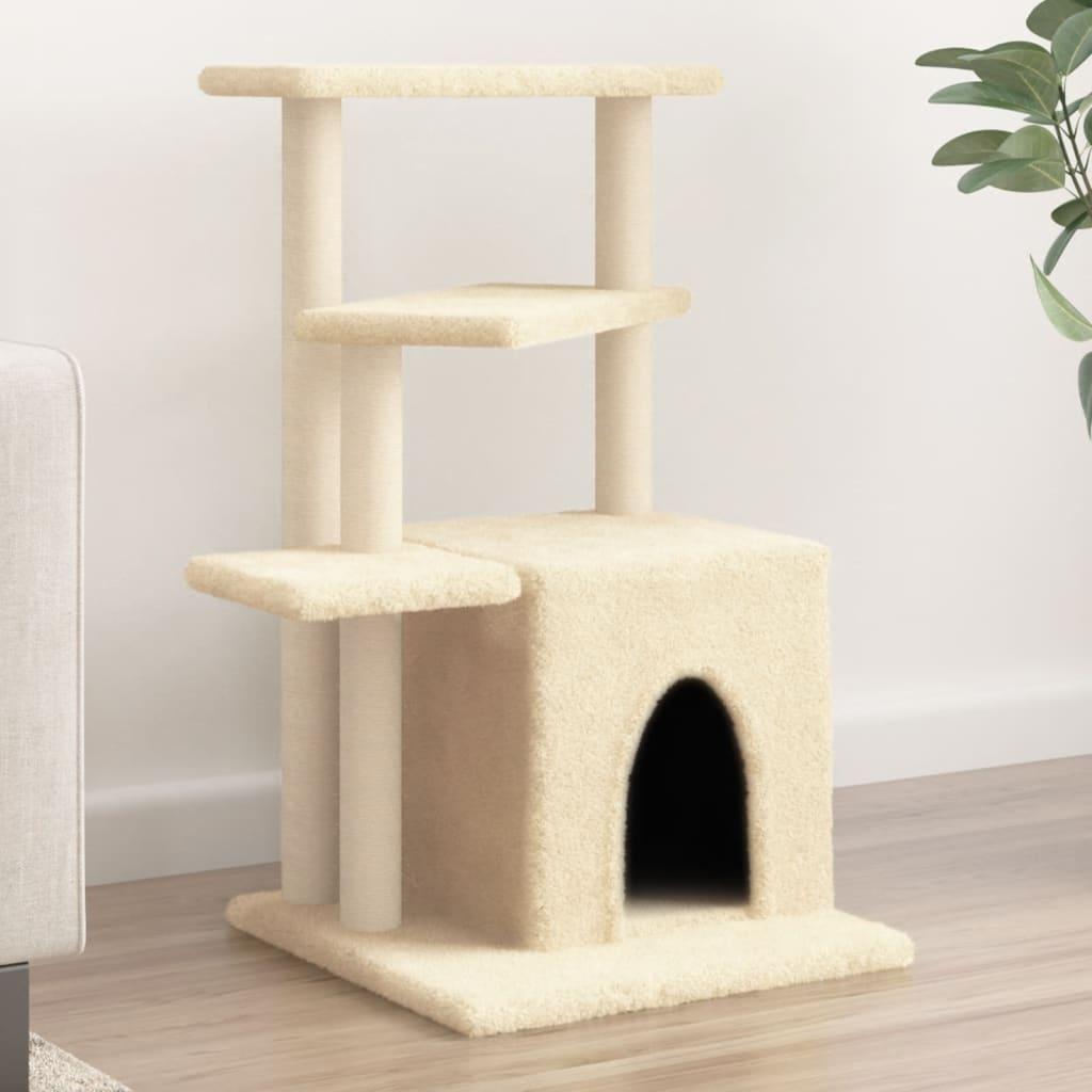 Trendyproduct.co.uk Cat Tree With Sisal Scratching Posts 83.5 Cm vidaXL Animals & Pet Supplies Animals & Pet Supplies > Pet Supplies > Cat Supplies > Cat Furniture Cat Furniture Cat Supplies Grey parcel Pet Supplies vidaXL