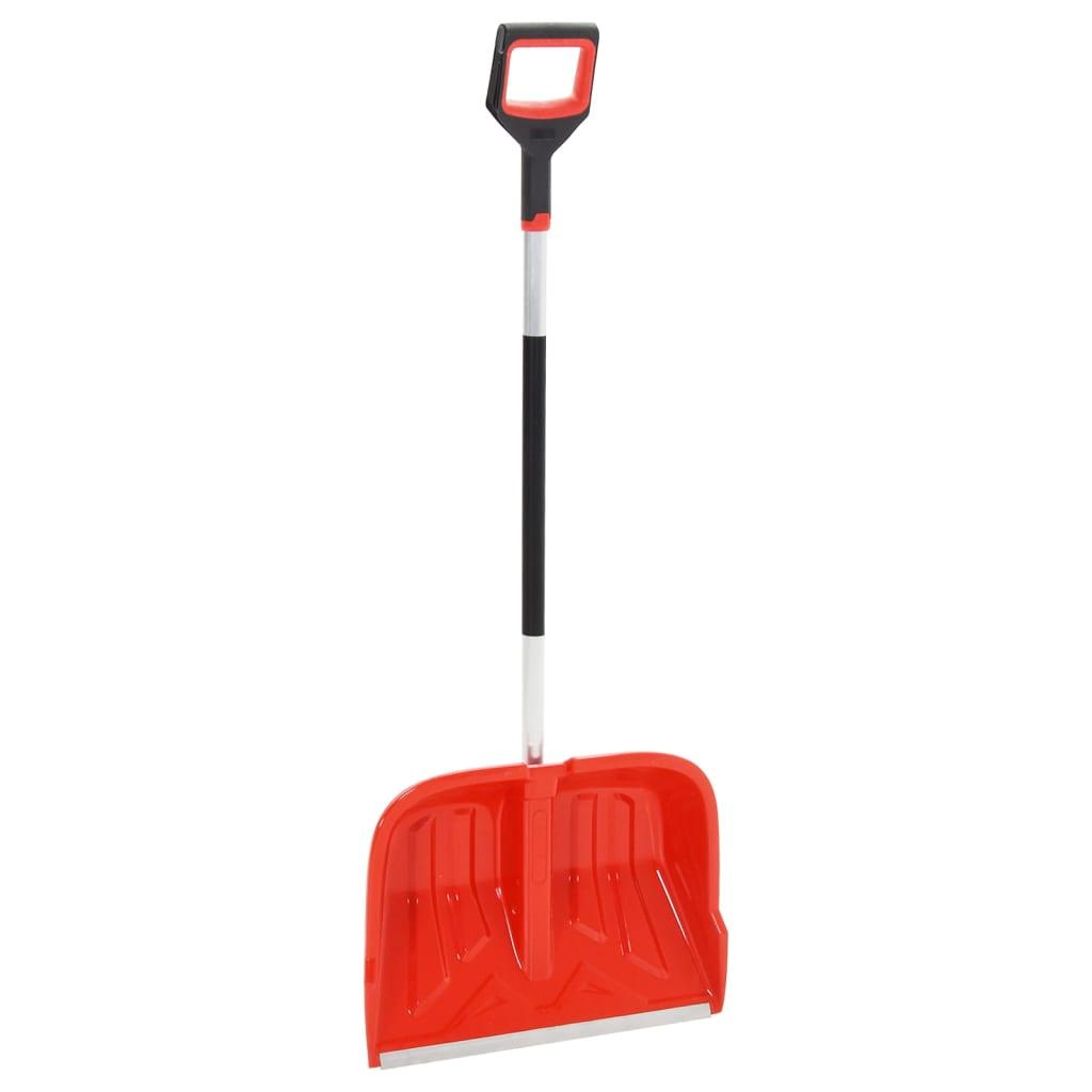 Snow Shovel Red 136 Cm Aluminium