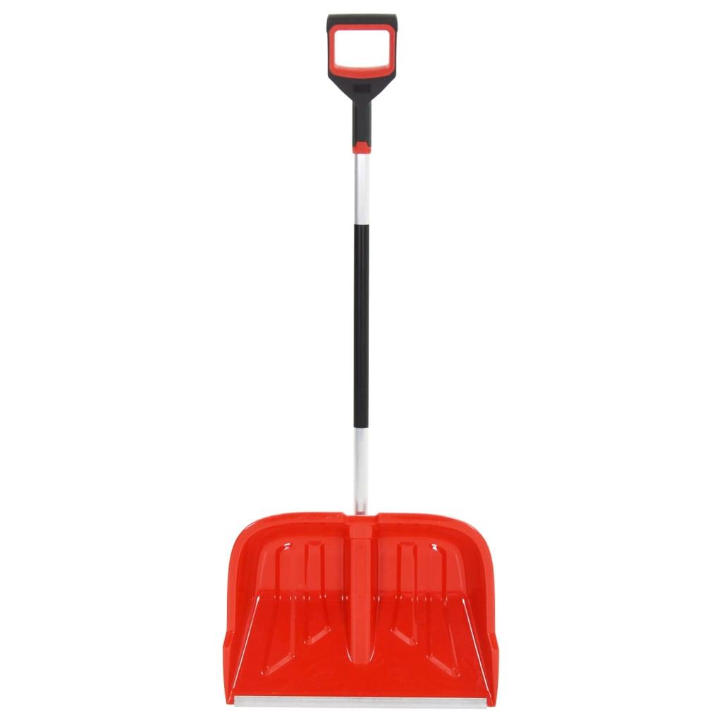 Snow Shovel Red 136 Cm Aluminium