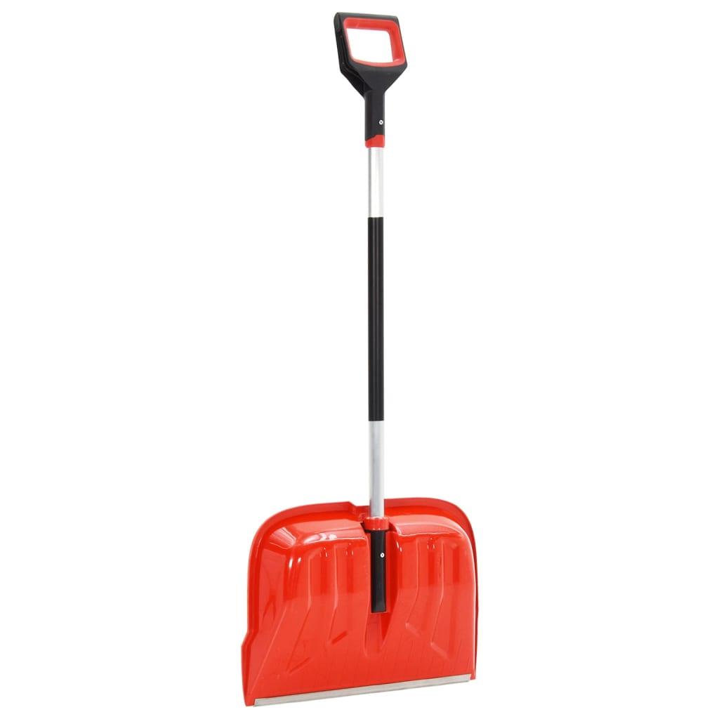 Snow Shovel Red 136 Cm Aluminium