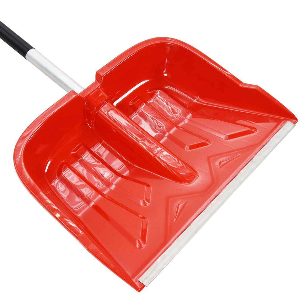 Snow Shovel Red 136 Cm Aluminium