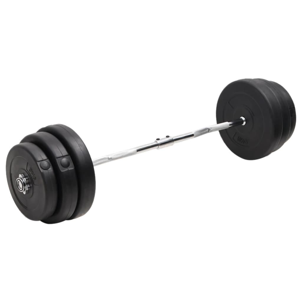 Curl Barbell With Plates