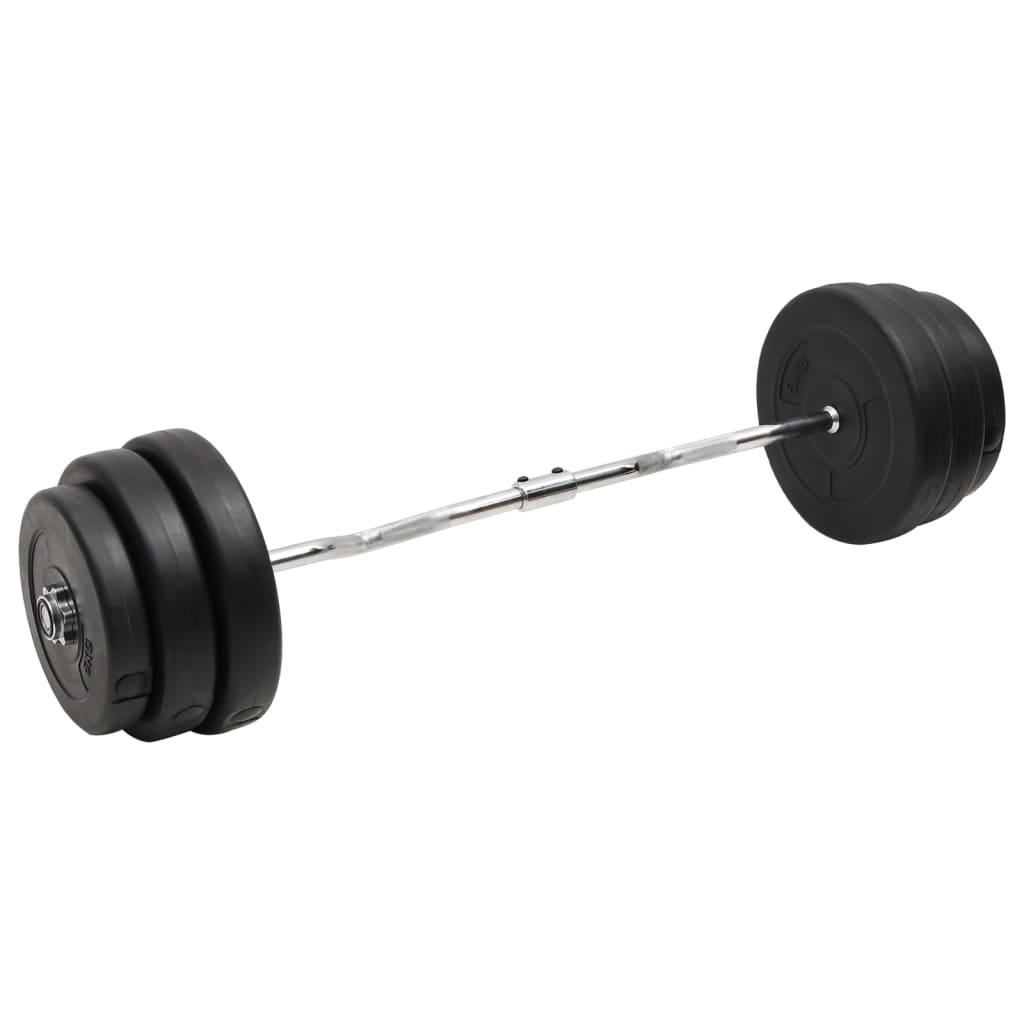 Curl Barbell With Plates