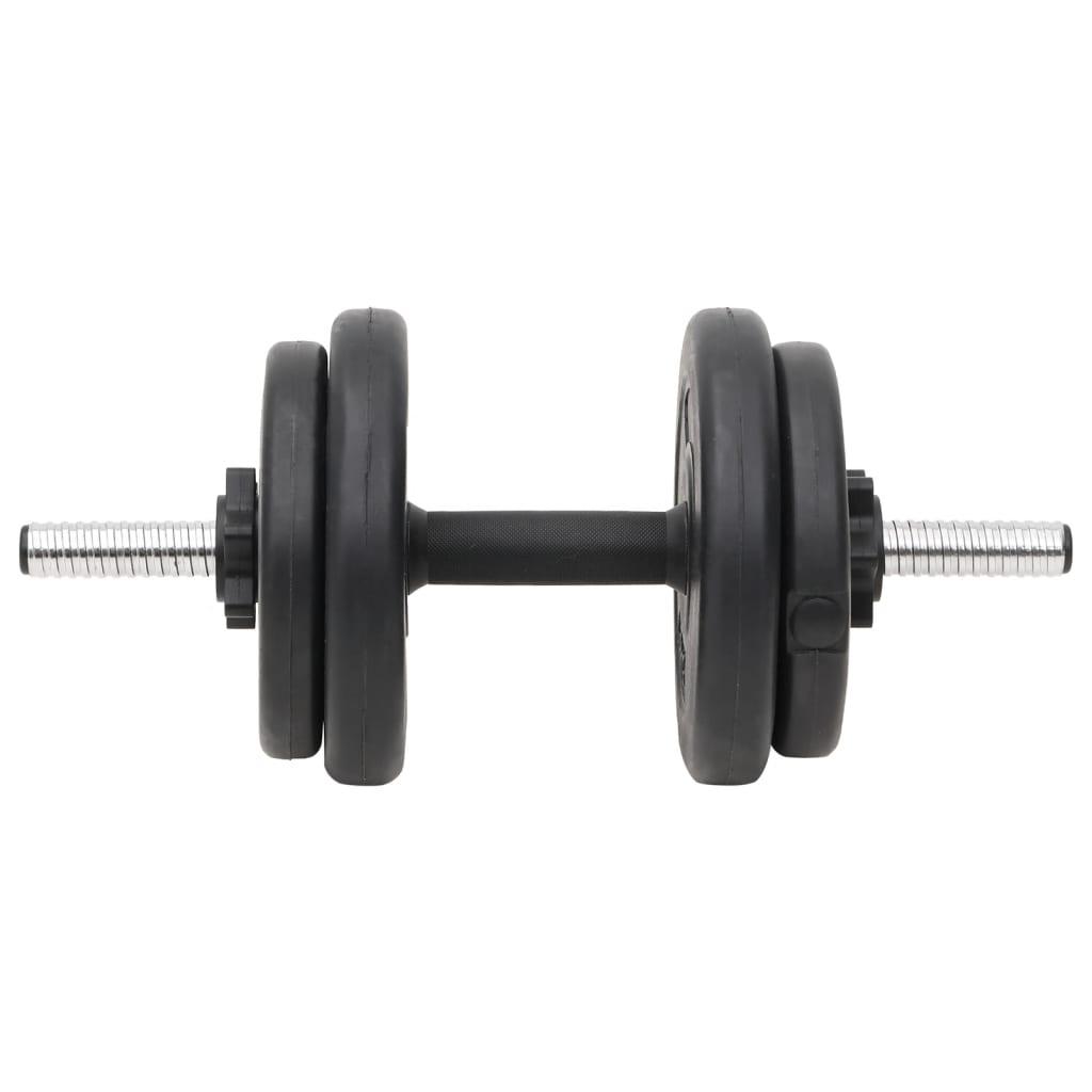 Curl Barbell And Dumbbell With Plates