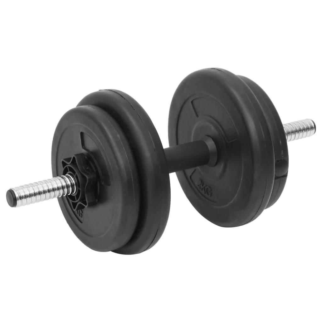 Curl Barbell And Dumbbell With Plates