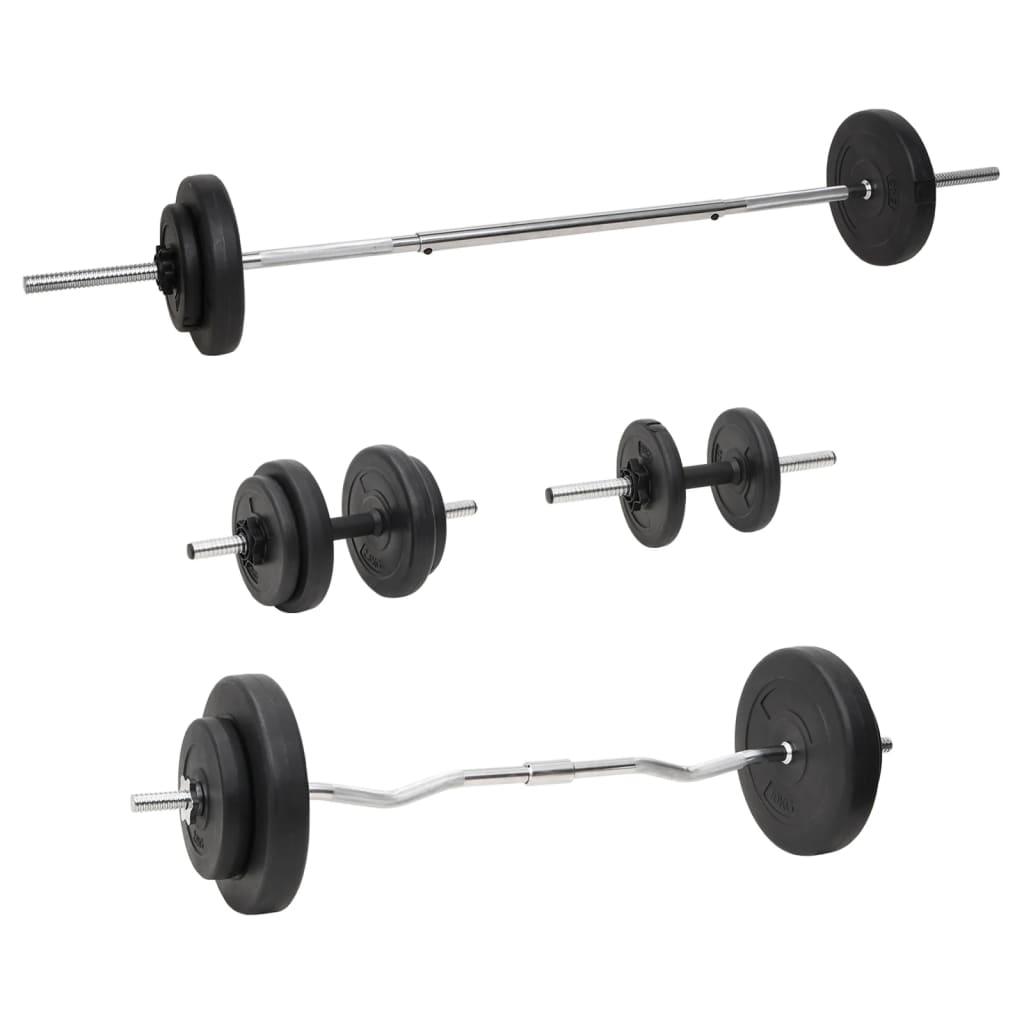 Barbell And Dumbbell With Plates Set