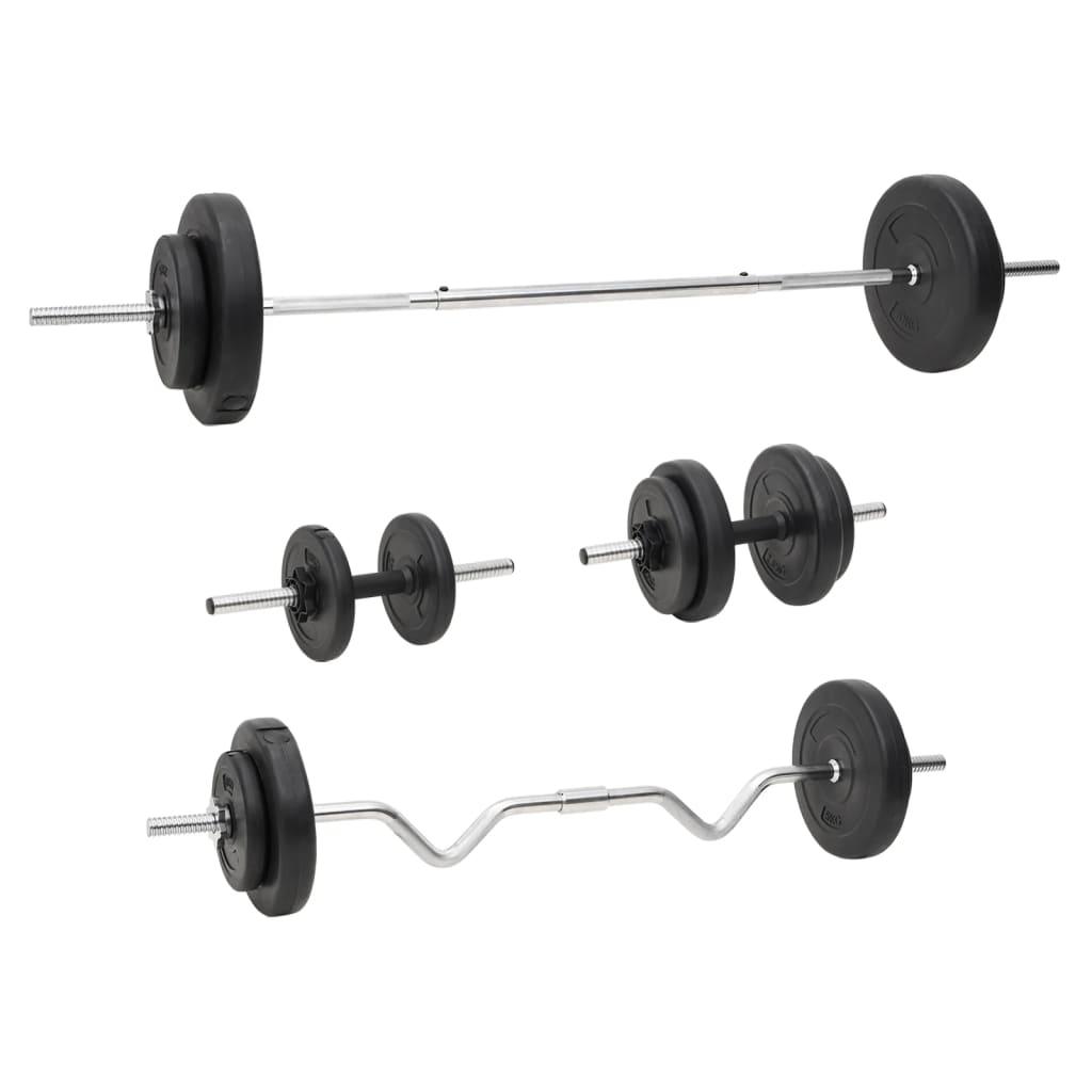 Barbell And Dumbbell With Plates Set