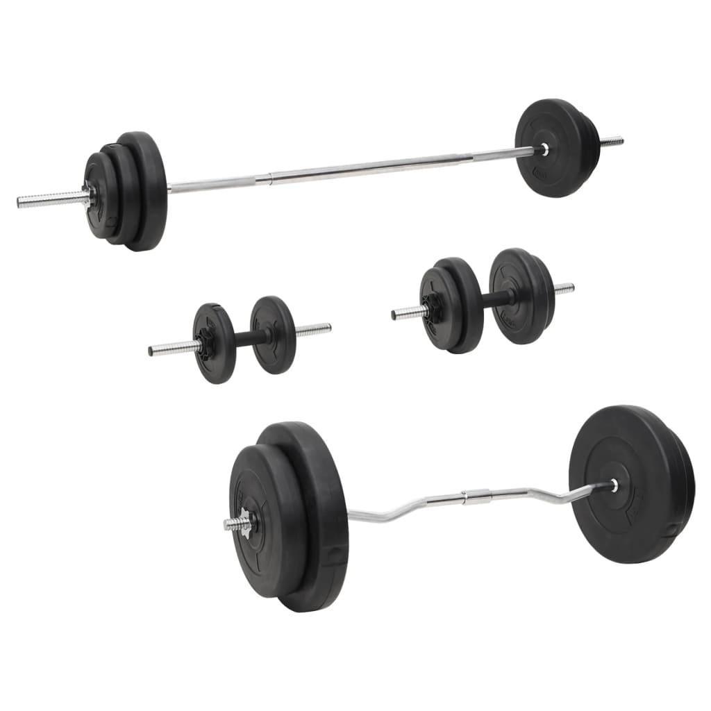 Barbell And Dumbbell With Plates Set